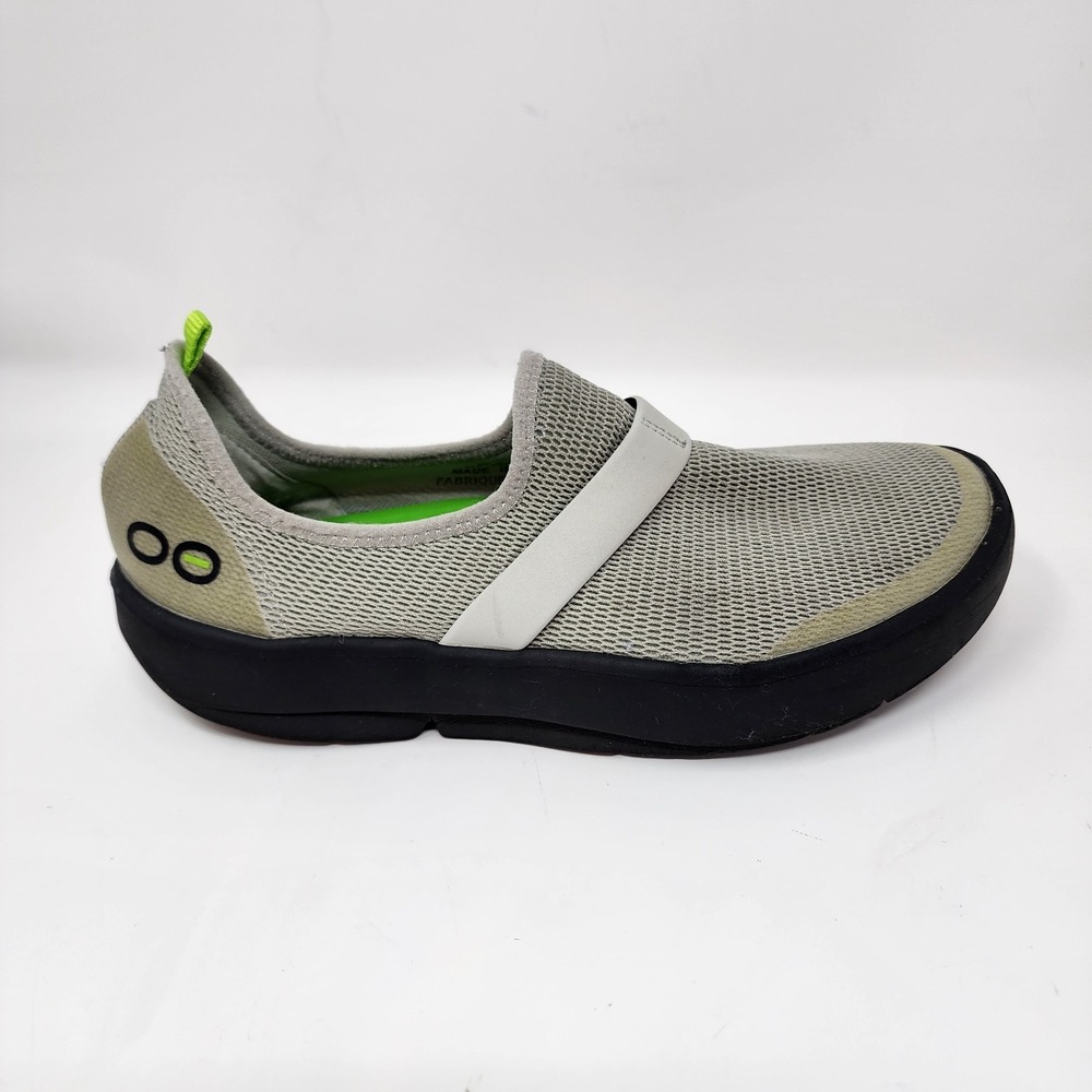 Oofos OOmg  Shoes Sneakers Women's 8.5 Gray Mesh Slip On Recovery